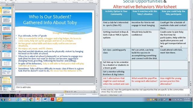 BHA March 2018 Webinar: Toby's Plan