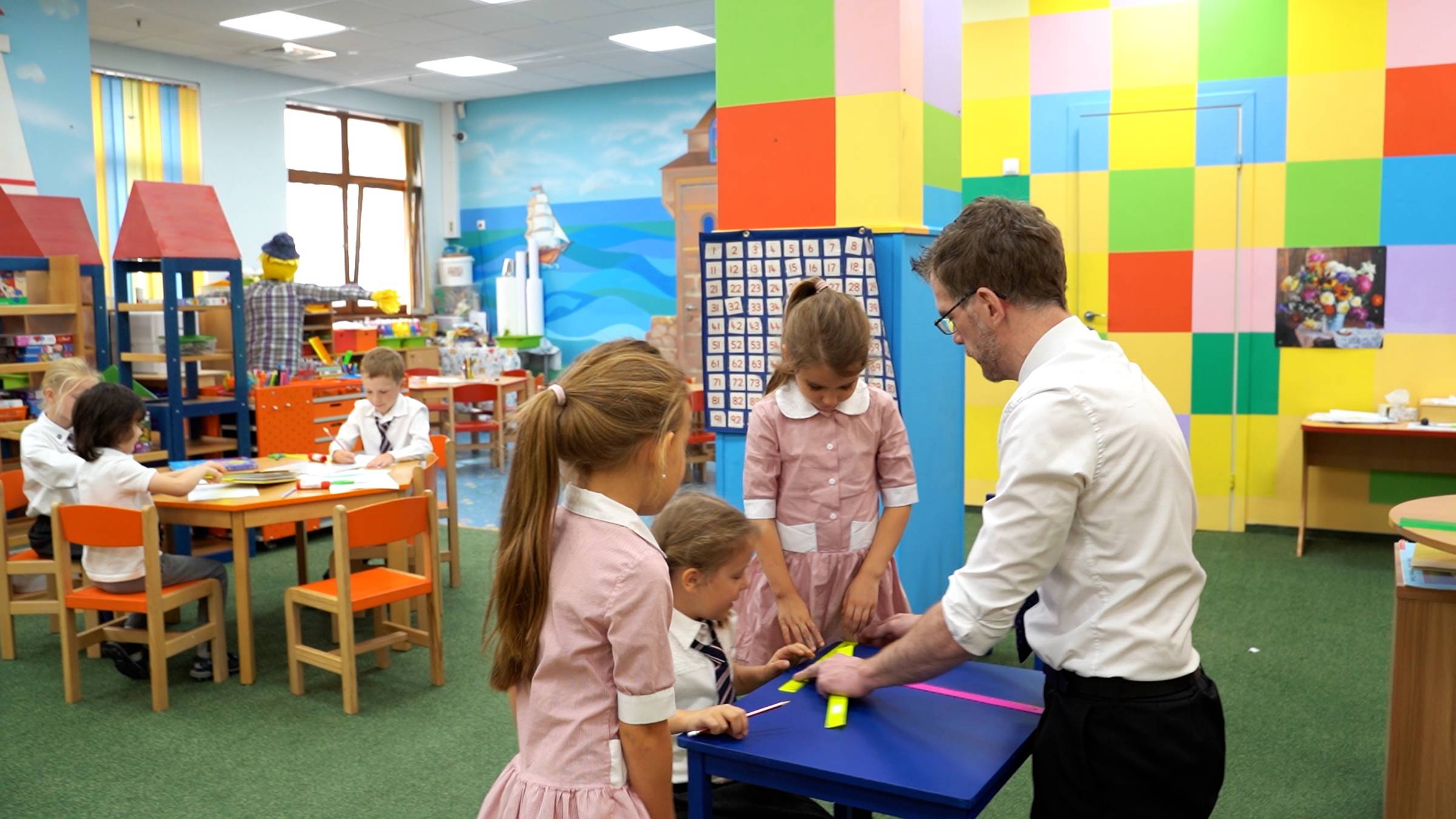 Maths lesson at ENS Dobrynya