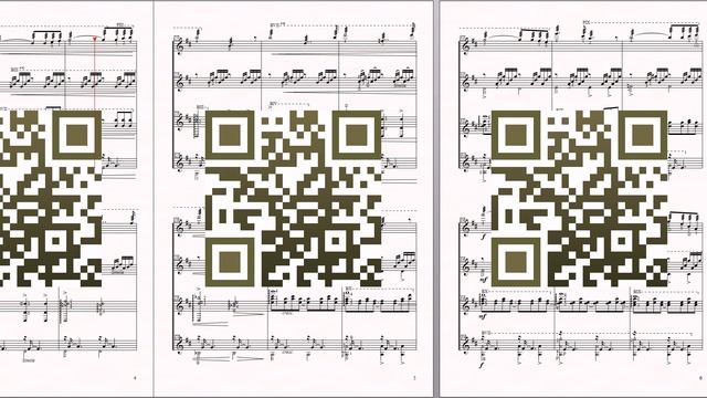 Ave Maria (J.S.Bach-Ch.Gounod) Ноты для 4-х гитар