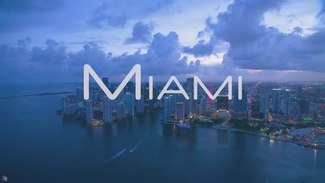 MIAMI 4K ULTRA HD [60FPS] - Inspiring Cinematic Music With Beautiful Cityscape - 4K Nature Film