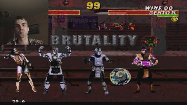 UMK3 двойные Fatality в метро у Kabal 2