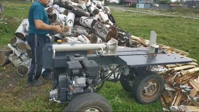 Видео отзыв клиента Дровокола Горыныч, хотите такой? Звоните 8-913-007-54-84