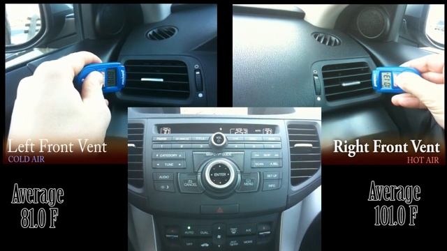 Acura TSX 2009 climate control problem