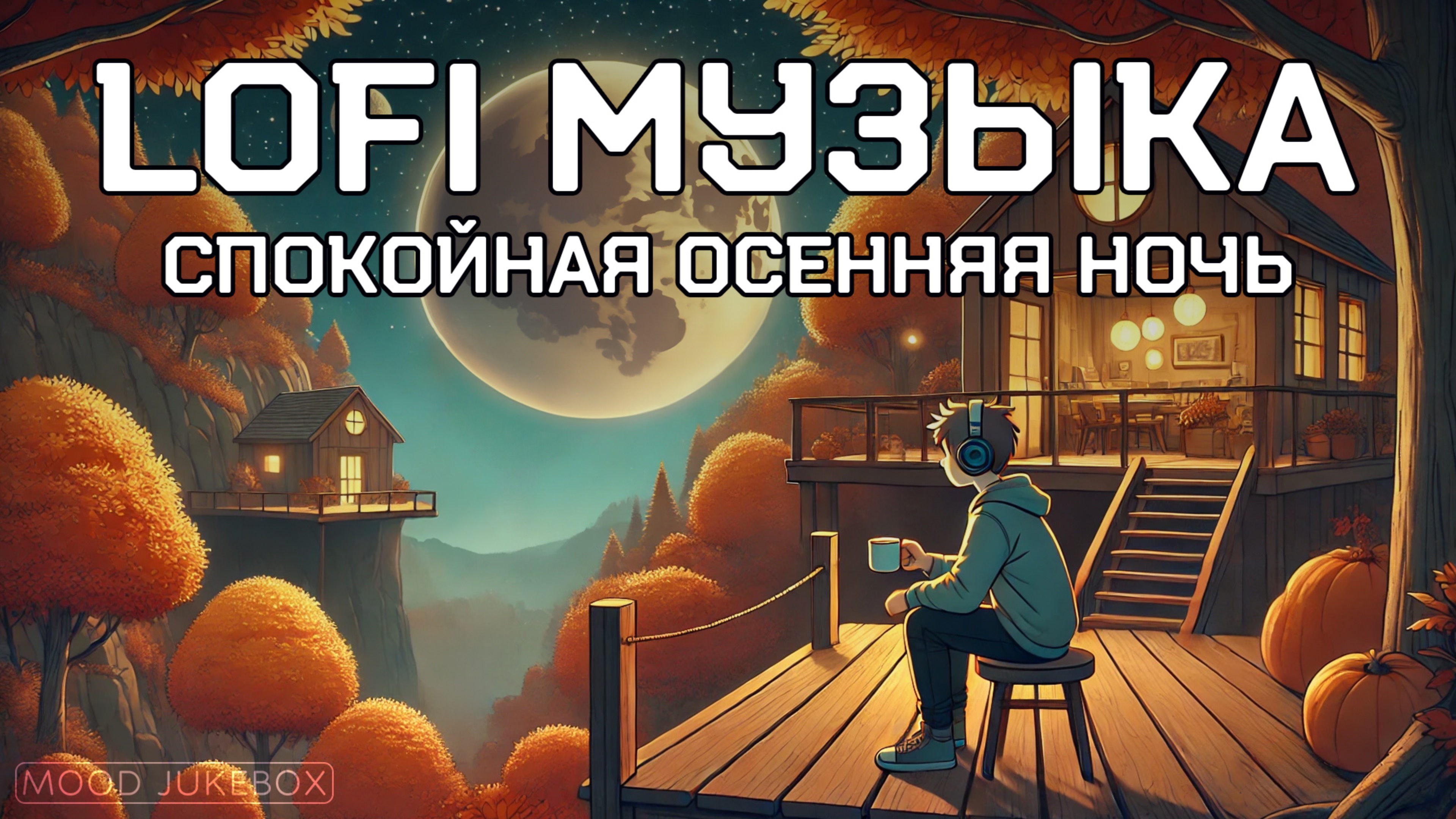 LOFI Музыка для отдыха, работы и учебы. Спокойная осенняя ночь 🍂