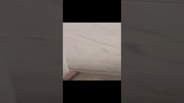 Санузел, шпаклевка декоративная под плитку.