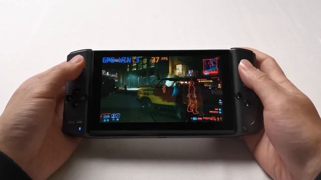 GPD WIN 3 run Cyberpunk2077 720P