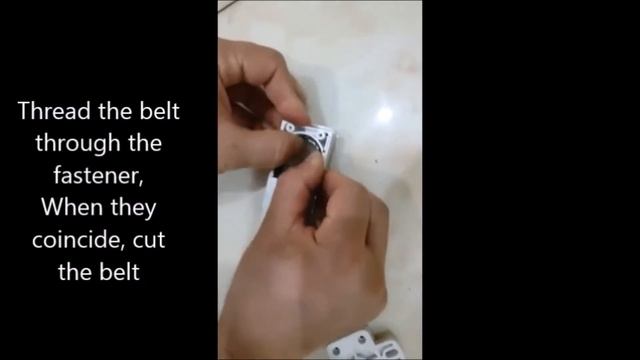 How to Install the Belt on OS101 Smart Sliding Window Opener