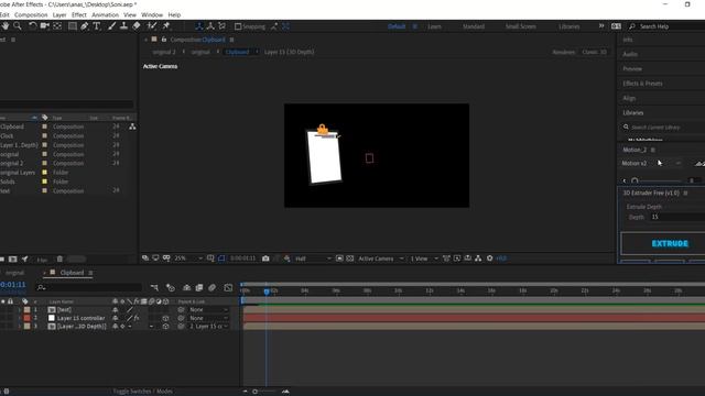 How to Dock Sciptes to your workspace panels in After effects