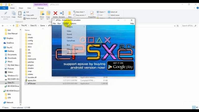 How to easily play multitrack psx files on the ePSXe