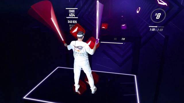 Beat Saber - Sofi Tukker ft. NERVO - Best Friend (Expert+ SS Full Combo) [Mixed Reality]