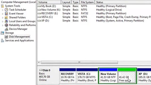 Shrink A Vista Partition