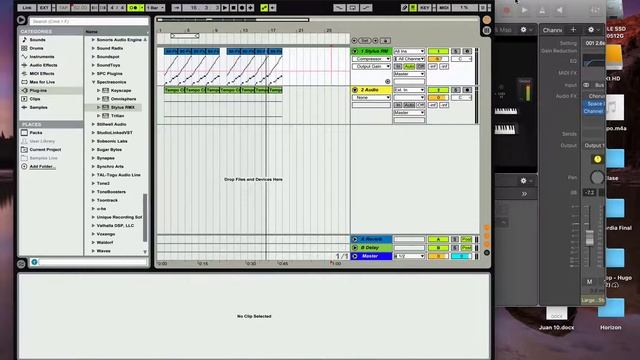 Mainstage:Ableton Live Sync