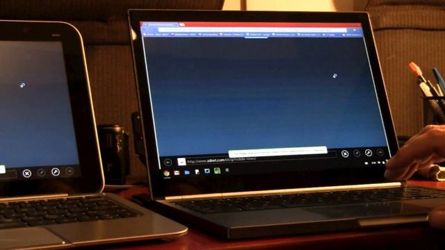 Chromebook Pixel running Windows 8 remotely