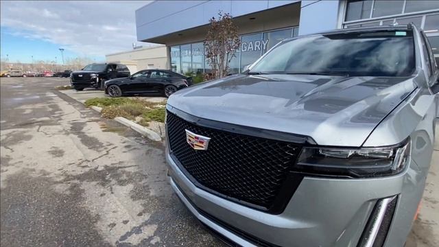 Gray 2023 Cadillac Escalade Sport Platinum Review Calgary AB - Wolfe Calgary