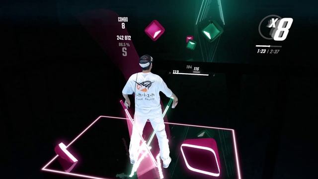 Beat Saber - Yellow Claw - Baila Conmigo ft. Saweetie, INNA & Jenn Morel (Expert+) [Mixed Reality]