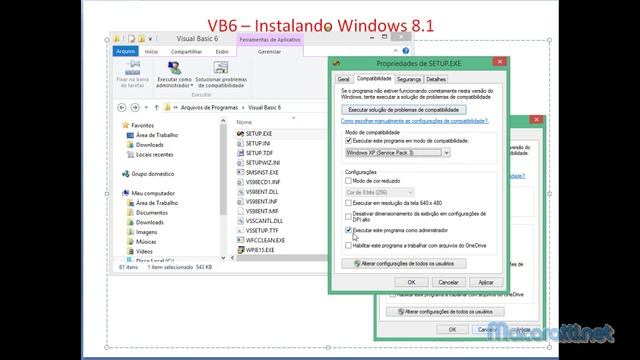 Instalando o Visual Basic 6 no Windows 8