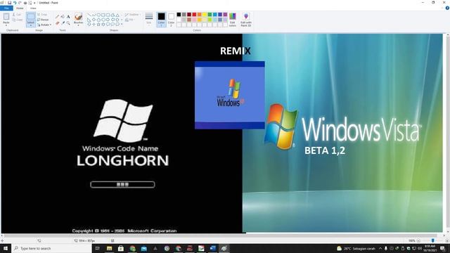 WINDOWS XP LONGHORN VISTA BETA1,2 REMIX