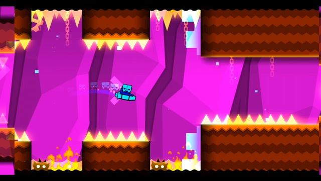 играю в geometry dash meltdown