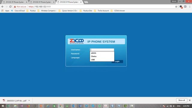 How to integration 3 Zycoo IP PBX and call out one line