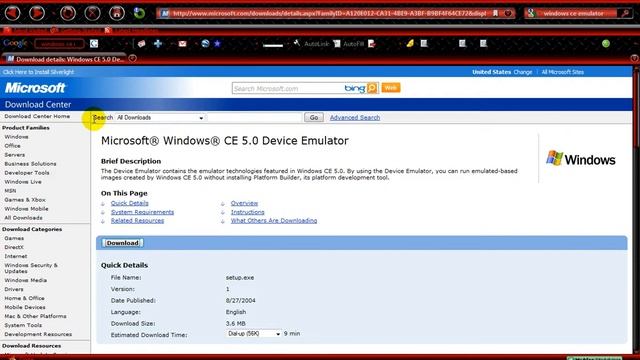 Where to find Windows CE