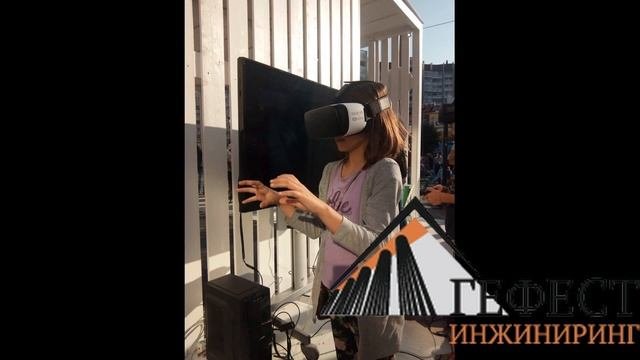 Компания Гефест Проекция РТ совместно с Компанией Мегафон организовала интерактивную зону