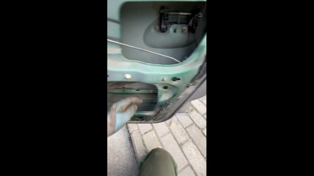 Замена личинки замка двери Рено Симбол Клио/Replacing the door lock cylinder for Renault Simbol