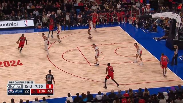 Wizards vs Raptors. Лучшие моменты