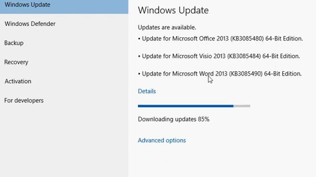 Windows 10 KB3081455 & lots of Office 2013 updates September 8th, 2015