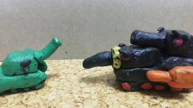 возрождение КВ 6! пластилиновые танки