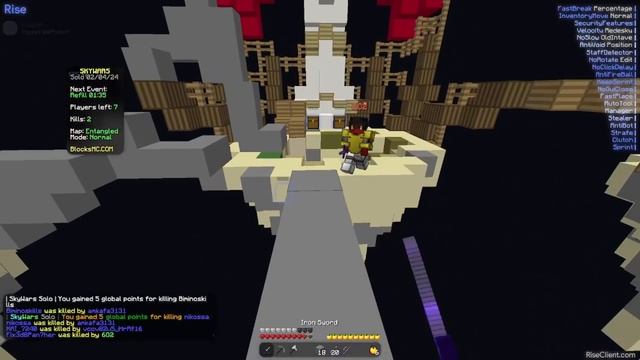 destroying blocksmc in rise