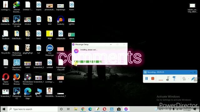 How to setup messenger Desktop/laptop/computer easy use Facebook