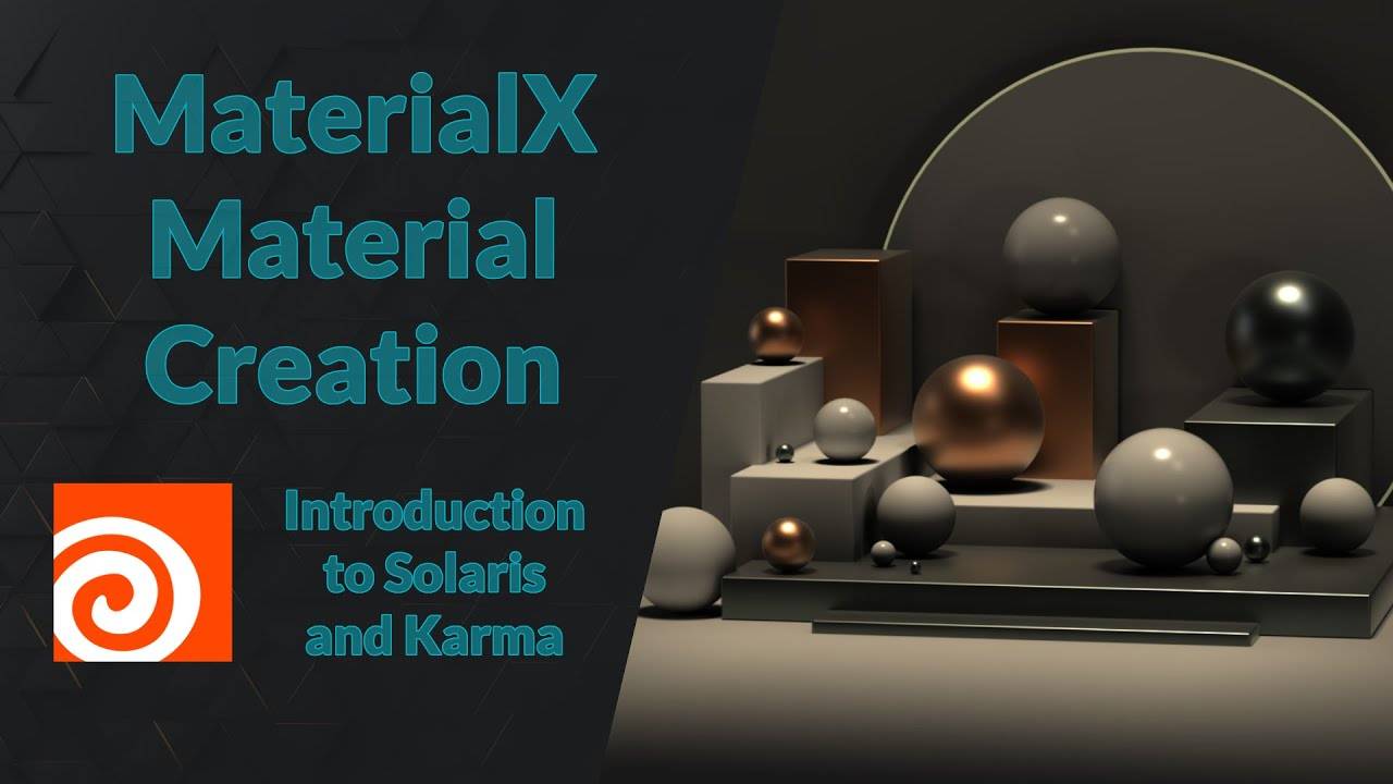 08_MaterialX Material Creation｜Intro to Solaris and Karma｜Houdini 20