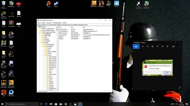 AMD Ryzen master Driver not installed properlyHATASI  KESİN ÇÖZÜM