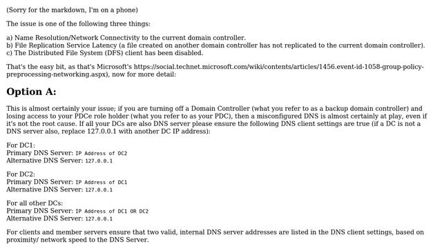 DevOps & SysAdmins: Group Policy Preprocessing Error (ID: 1058) (2 Solutions!!)