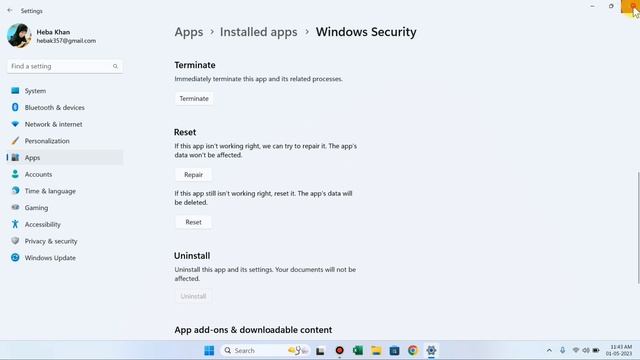 Fix Microsoft Windows Defender Security not working in Windows 11