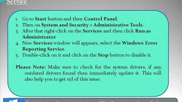 How to fix Werfault.exe error in Windows 7, 8, 8.1, 10