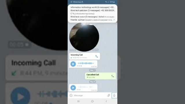 full tutorial how to use telegram app for blind users with Farhan Sadiq