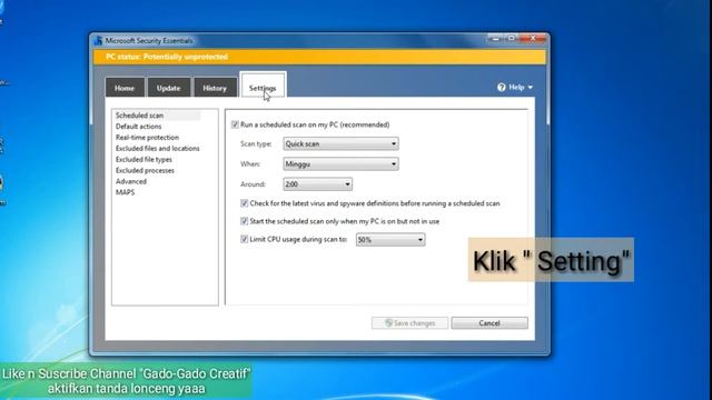 Cara Menonaktifkan Anti Virus Microsoft Security Essentials