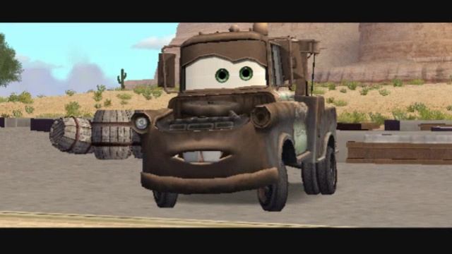 Cars Mater-National Championship (PS2) Gameplay