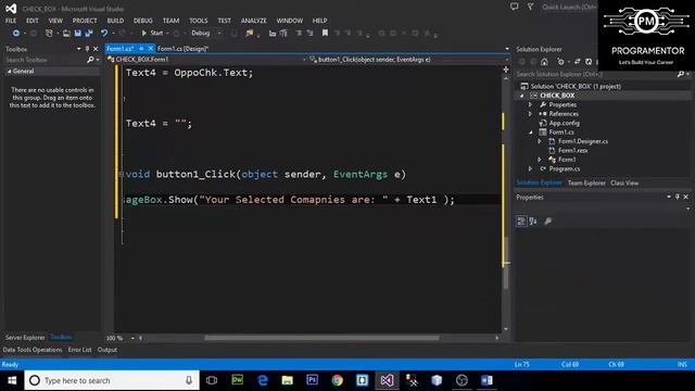 08 | CheckBox Control In Winforms C# | Checkbox In Windows Forms Csharp | Winforms C# (Hindi/Urdu)