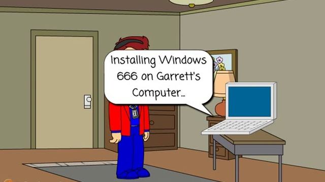 Me An Gerczuj Installs Windows 666 on Garrett Simmers Computer