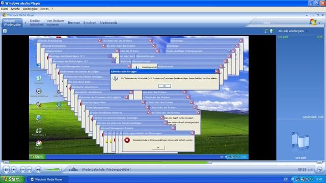 Windows XP Crazy Error (German)