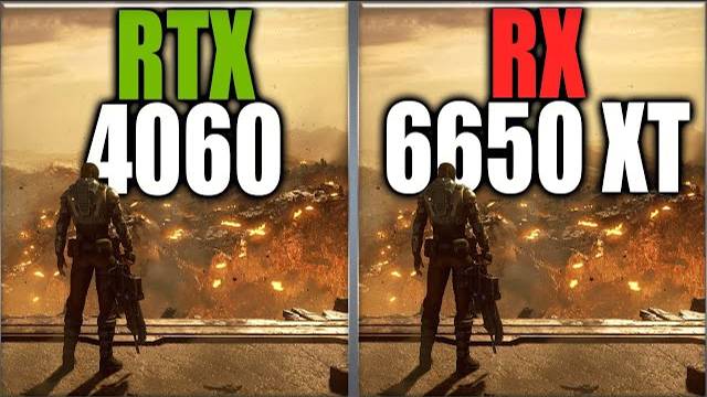 RTX 4060 vs RX 6650 XT Benchmarks