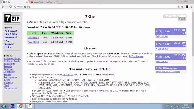 Tutorial - Como Baixar e Instalar 7 -Zip