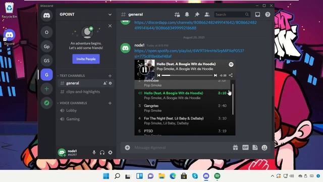 Musik-Bot zu Discord hinzufügen - Windows 11