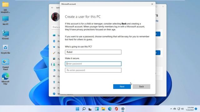 How To Create New User Account On Windows 11