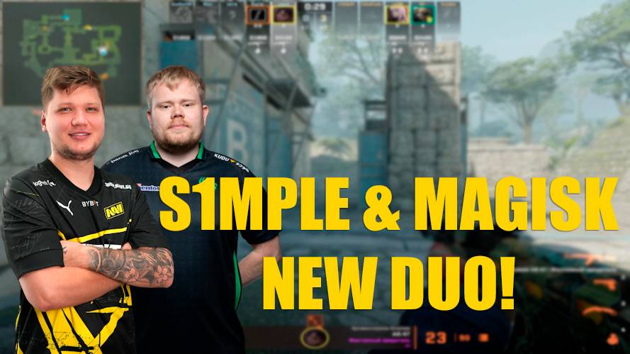 СИМПЛ И МЕДЖИСК - НОВЫЕ ТИММЕЙТЫ ТРЕНИРУЮТСЯ НА ФЕЙСИТЕ! S1MPLE AND MAGISK - NEW TEAMMATES!