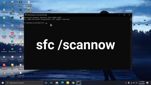 How to Fix Corrupted Windows System Files in CMD | #Make_PC_Faster