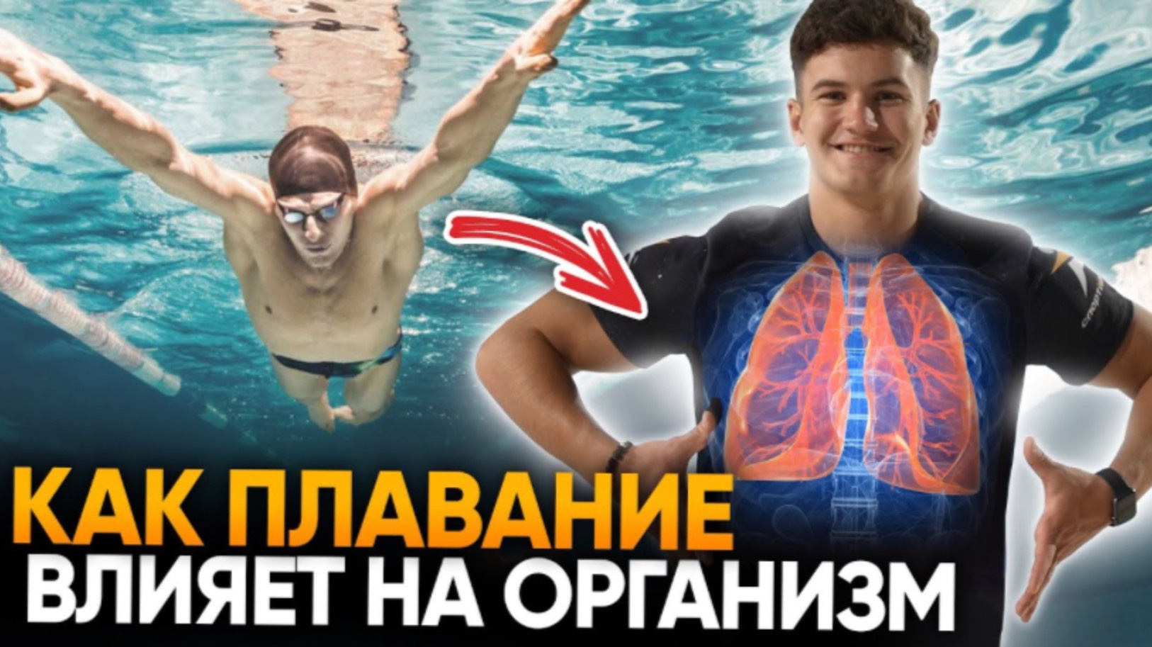 Как плавание влияет на организм человека🔥
