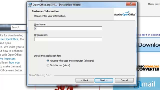 How To Download and Install Apache Open Office 3.4.1